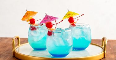 Punch bleu pour baby shower