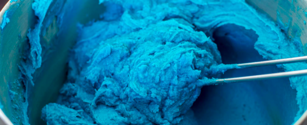glacage cupcake bleu babyshower
