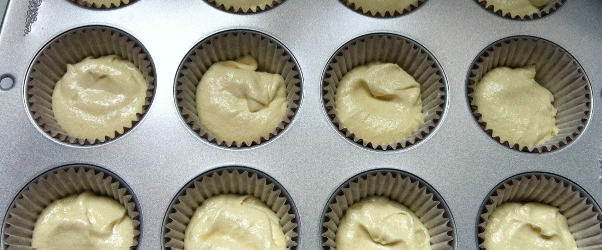 prepration cupcake baby shower