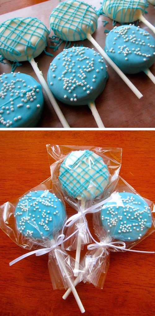 Idée de sucettes pour baby shower